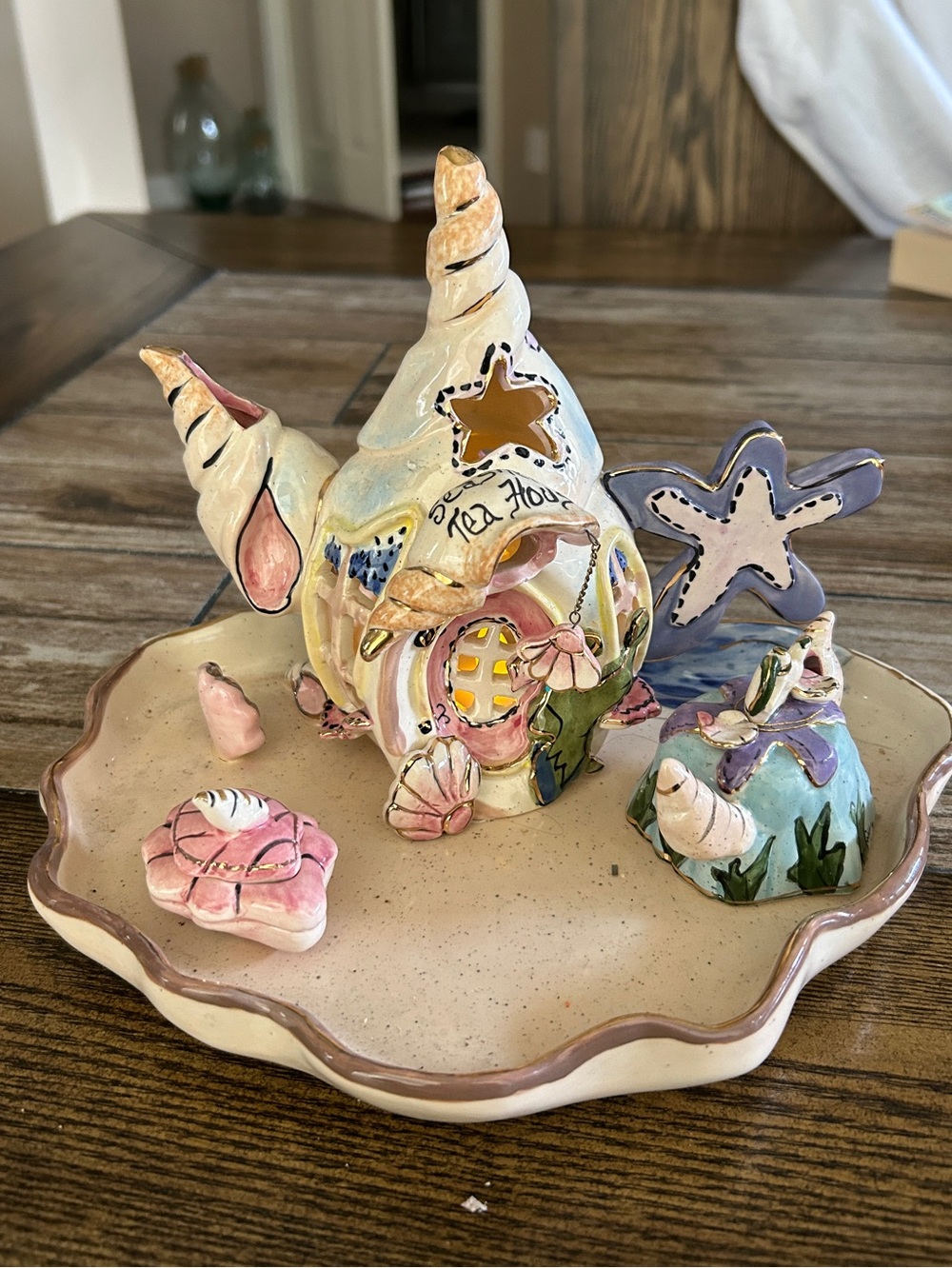 RARE Blue Sky Heather Goldminc “Seashells Tea House” 2024